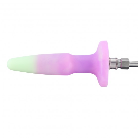 Hismith 7.2" Glow in the Dark Silicone Dildo for Anal Sex