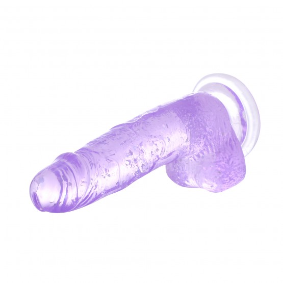 7.87 inch Sparkling Dildo Human Safety Material with Powerful Suction Cup