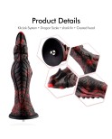 Hismith 10,2 ”Silicone Evil Fisher Dildo avec le système Kliclok
