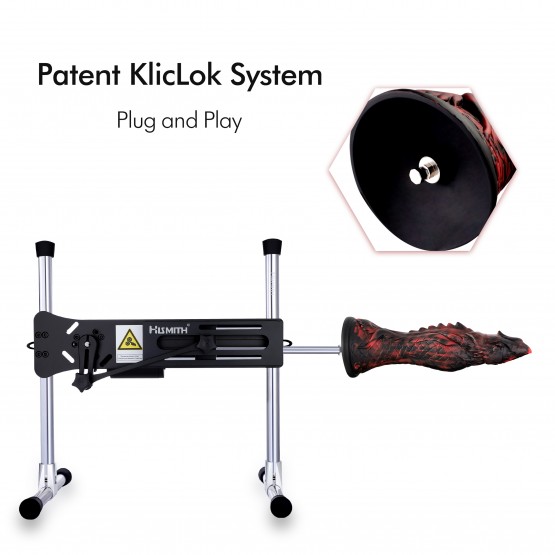 Hismith 10.2” Silicone Evil Fisher Dildo with KlicLok System
