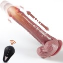 8.07" Thrusting Dildo Vibrator for Women, Realistic Vibrating Dildo with Remote Control 3 Telescopic   & 10 Vibrations Modes
