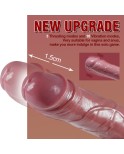8.07" Thrusting Dildo Vibrator for Women, Realistic Vibrating Dildo with Remote Control 3 Telescopic & 10 Vibrations Modes 8.07" Thrusting Dildo Vibrator for Women, Realistic Vibrating Dildo with Remote Control 3 Telescopic & 10 Vibrations Modes