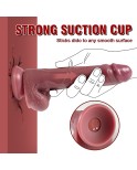 8.07" Thrusting Dildo Vibrator for Women, Realistic Vibrating Dildo with Remote Control 3 Telescopic & 10 Vibrations Modes 8.07" Thrusting Dildo Vibrator for Women, Realistic Vibrating Dildo with Remote Control 3 Telescopic & 10 Vibrations Modes