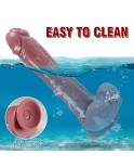 8.07" Thrusting Dildo Vibrator for Women, Realistic Vibrating Dildo with Remote Control 3 Telescopic & 10 Vibrations Modes 8.07" Thrusting Dildo Vibrator for Women, Realistic Vibrating Dildo with Remote Control 3 Telescopic & 10 Vibrations Modes