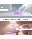 Jelly Dildo Luminous G-spot Dildo, Lifelike Penis with Strong Suction Cup