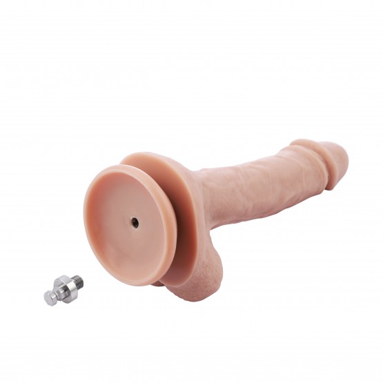 Hismith 8.38" Silicone Dildo ,5.9" Insertable Length, Max Width 1.5" with KlicLok System