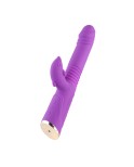 Dildo teleskopisk vibrator vandtæt magnetisk ladning sex legetøj til par