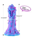 8,5 "vibratore di dildo in silicone controllato da Wildolo - Serie di designer