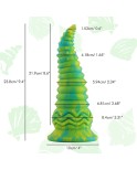 Wildolo 9.40" Glow-in-The-Dark Flexible Fantasy Dildo with Suction Cup