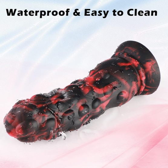 9 Inch Huge Silicone Dildo Fantasy Knot Vibrating Silicone Dildos for Women with APP Control 
