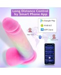 Dildos de tassement réaliste vibrants de 10,24 pouces vibrants
