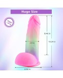 10.24 Inch Remote Control Vibrating Realistic Suction Cup Dildos