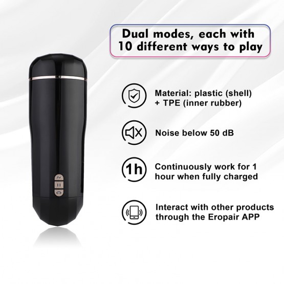 Hismith Supermatic Sex Machine for Men and Women, 3XLR Connector Thrusting Machinegun for Couples