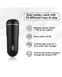 Eropair Remote Dildo Vibrator og Male Masturbation Cup Set
