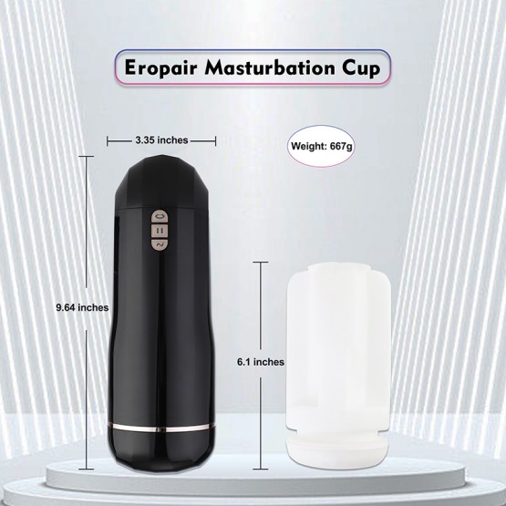 Hismith Supermatic Sex Machine for Men and Women, 3XLR Connector Thrusting Machinegun for Couples
