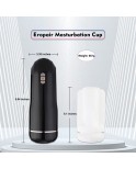 Eropair fjärrdildo vibrator och manlig onani cup set