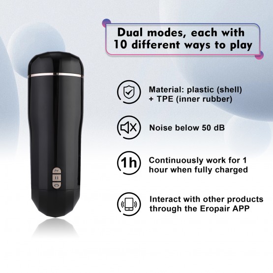 Hismith Deluxe Air Suction Clitoral Vibrator Vibrator for couples - Mint