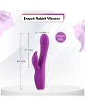 App-interaktiv vibrerende dildo og vibrator, Eropair 2-i-1 lesbisk nytelsessett