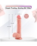 アプリインタラクティブ振動ディルドとバイブレーター、エロペア2-in-1レズビアンプレジャーセット アプリインタラクティブ振動ディルドとバイブレーター、エロペア2-in-1レズビアンプレジャーセット