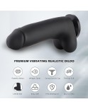 11.4 Inch Vibrating Lifelike Soft Silicone Dildo with Suction Cup