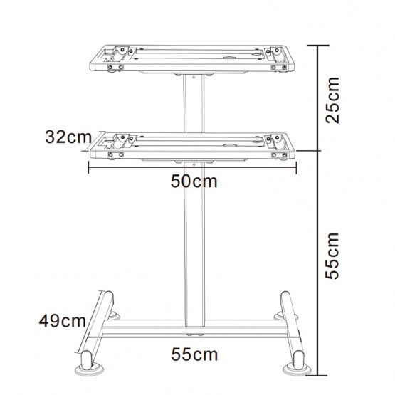 Hismith Adjustable Pneumatic Stand for Premium 3.0/4.0 and Table Top Series