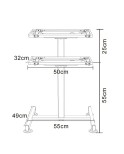 Hismith Adjustable Pneumatic Stand for Premium 3.0/4.0 and Table Top Series