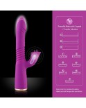 Hismith vibrerande teleskopisk vibrator vagina klitoris stimulering dildo massager