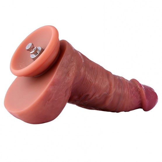 Hismith 6.55" Dual-density silicone dildo with KlicLok system - Gnar