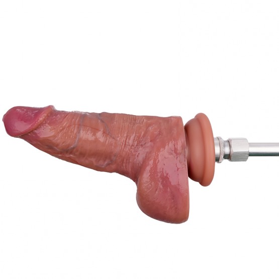 Hismith 6.55" Dual-density silicone dildo with KlicLok system - Gnar