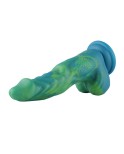 Hismith 9.6 "Mezcla verde de silicona Amarillo con sistema Kliclok Hismith 9.6 "Mezcla verde de silicona Amarillo con sistema Kliclok