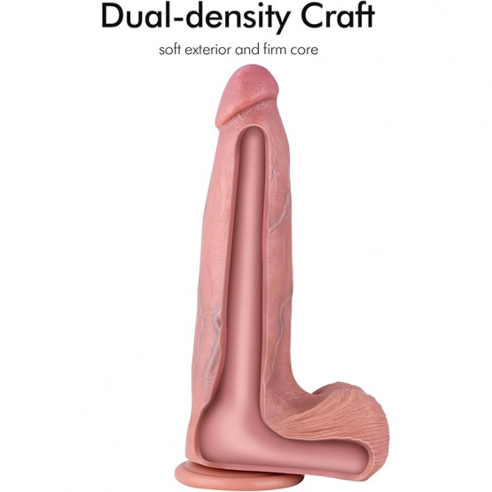 Hismith 13.5” Gigantic Dual-Density Silicone Dildo Predi with KlicLok System XXL Size