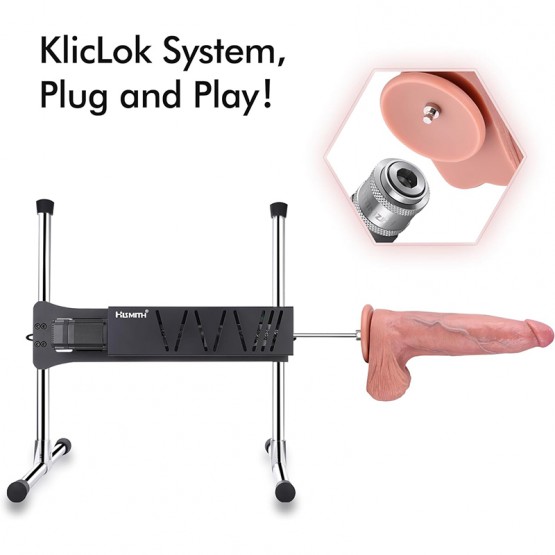 Hismith 13.5” Gigantic Dual-Density Silicone Dildo Predi with KlicLok System XXL Size