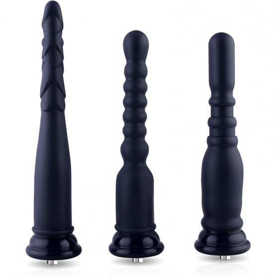 Hismith Silicone Anal Dildo 3pcs Anal Initiation Kit with KlicLok System Hismith Silicone Anal Dildo 3pcs Anal Initiation Kit with KlicLok System