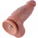 Hismith 9,5 ”tykk dobbelttetthet realistisk silikon-dong med Kilclok-system