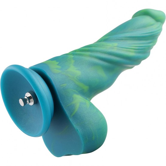 Hismith 9.5" silicone dildo, 7.3" insertable length with KlicLok system Hismith 9.5" silicone dildo, 7.3" insertable length with KlicLok system