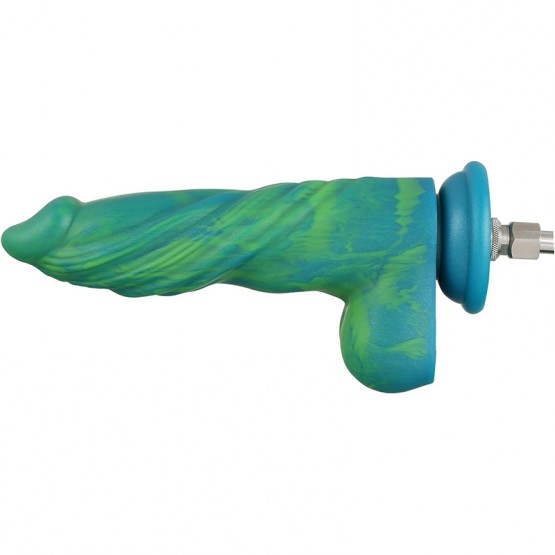 Hismith 9.5" silicone dildo, 7.3" insertable length with KlicLok system