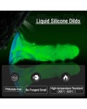 Wildolo APP-Controlled Vibrator, Glow-in-The-Dark Silicone Dildo