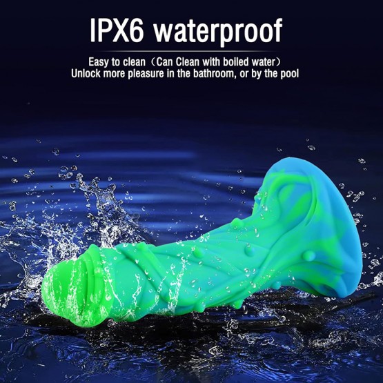 Wildolo APP-Controlled Vibrator, Glow-in-The-Dark Silicone Dildo