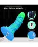 Wildolo APP-Controlled Vibrator, Glow-in-The-Dark Silicone Dildo