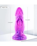 Wildolo APP-Controlled Silicone Dildo, Realistic Premium Vibrator Dildo