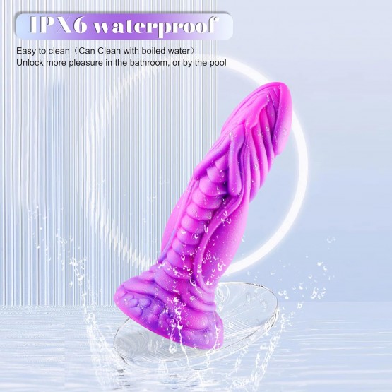 Wildolo APP-Controlled Silicone Dildo, Realistic Premium Vibrator Dildo