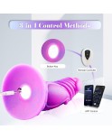 Wildolo APP-Controlled Silicone Dildo, Realistic Premium Vibrator Dildo