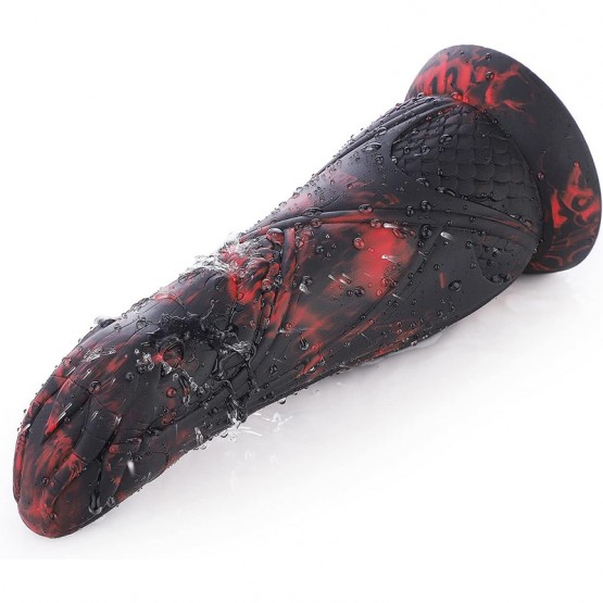 Huge Fantasy Monster Dildo, Soft Thick Vibrator Lifelike Penis with Suction Cup