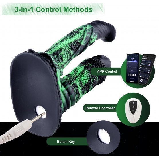 Wildolo APP Controlled Premium Vibrator Silicone Vibration Dildos