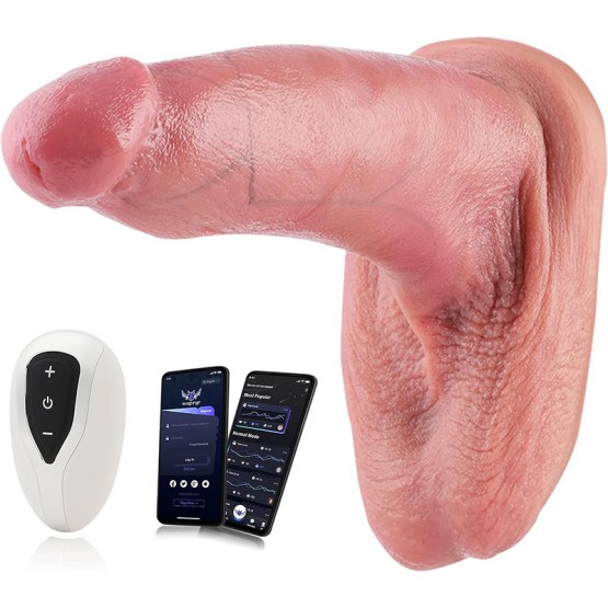 Wildolo 8.3" APP Controlled Realistic Silicone Dildo Vibrator Wildolo 8.3" APP Controlled Realistic Silicone Dildo Vibrator