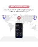 Wildolo 8.3" APP Controlled Realistic Silicone Dildo Vibrator Wildolo 8.3" APP Controlled Realistic Silicone Dildo Vibrator