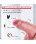 Wildolo 8.3" APP Controlled Realistic Silicone Dildo Vibrator Wildolo 8.3" APP Controlled Realistic Silicone Dildo Vibrator