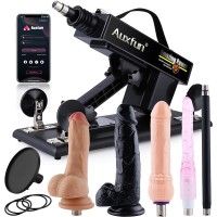 AUXFUN Automatic Sex Machine Dildo Machine with Bluetooth App Control
