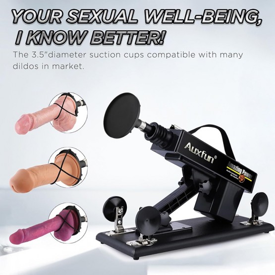 AUXFUN Automatic Sex Machine Dildo Machine with Bluetooth App Control