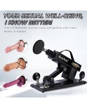 Auxfun automatisk sexmaskin dildo maskin med Bluetooth -appkontroll